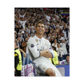 Cristiano Ronaldo Celebratory Rolled Poster — Real Madrid Football Wall Art