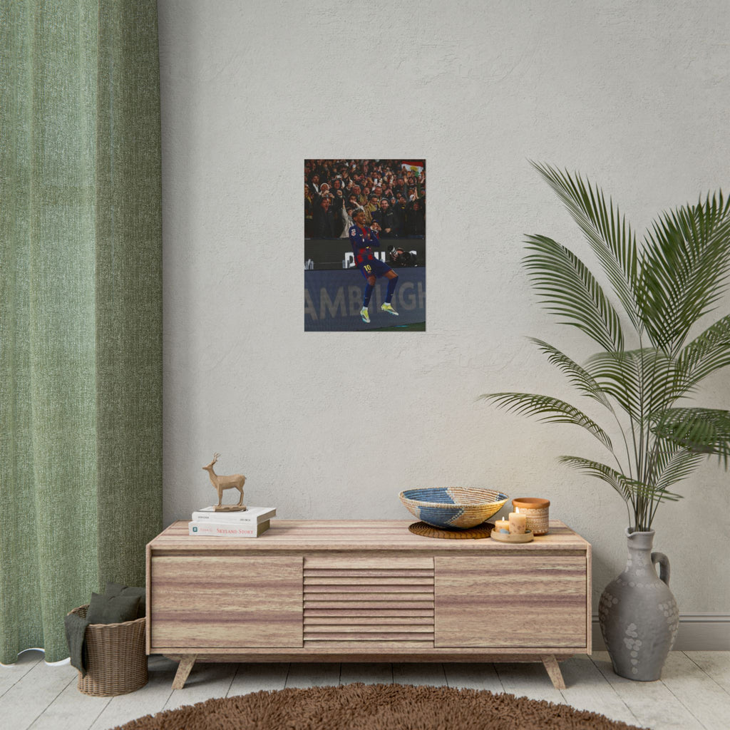 Lamine Yamal Poster — Barcelona Football Star Wall Art