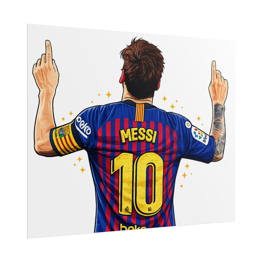 Lionel Messi Celebration Rolled Poster