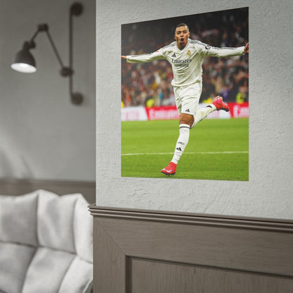 Kylian Mbappe Real Madrid Poster