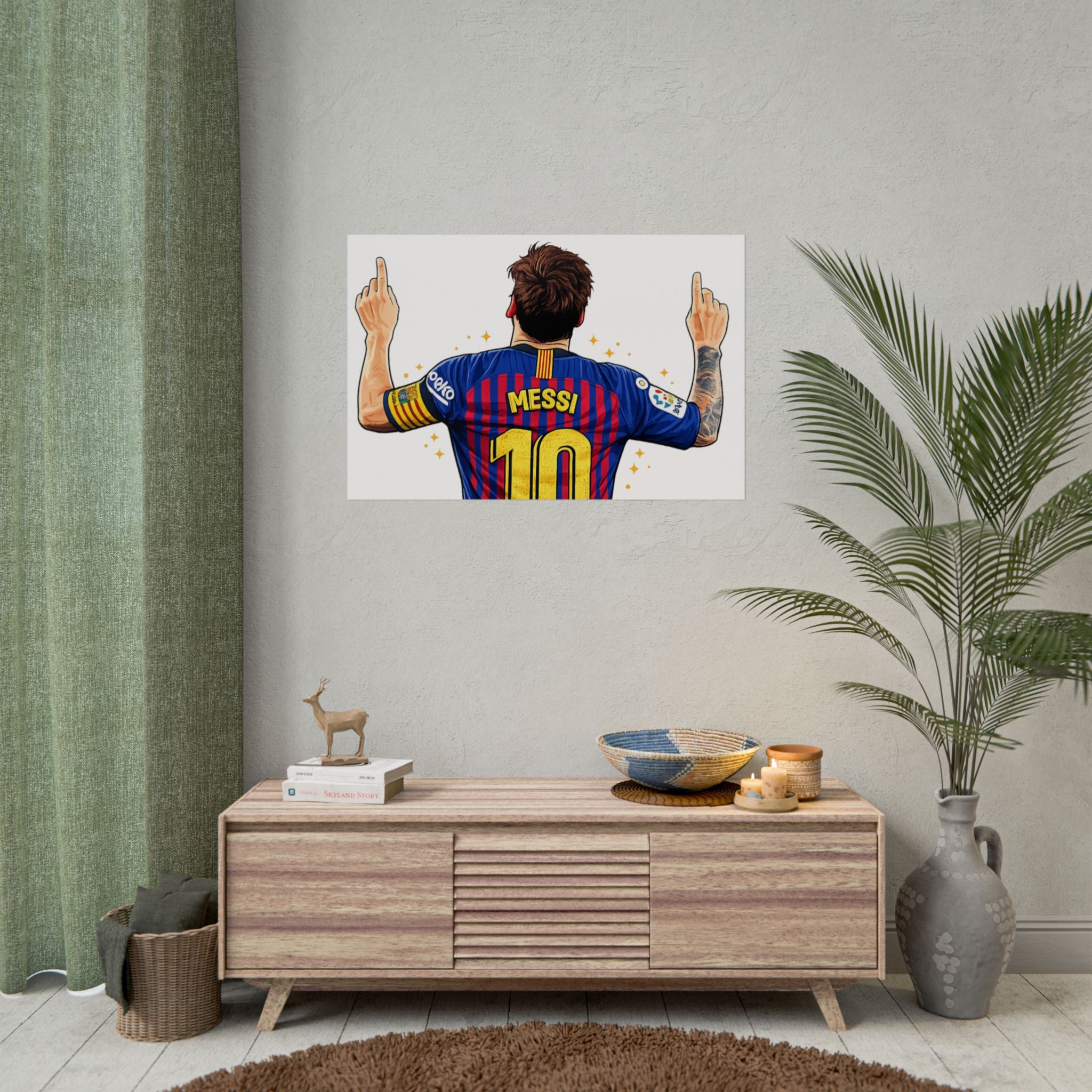 Lionel Messi Celebration Rolled Poster