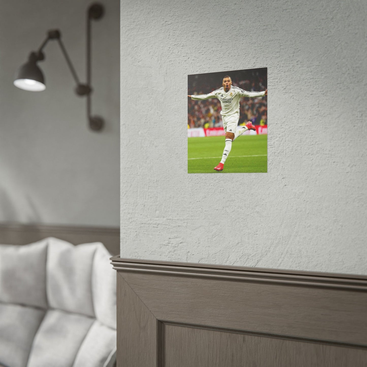 Kylian Mbappe Real Madrid Poster
