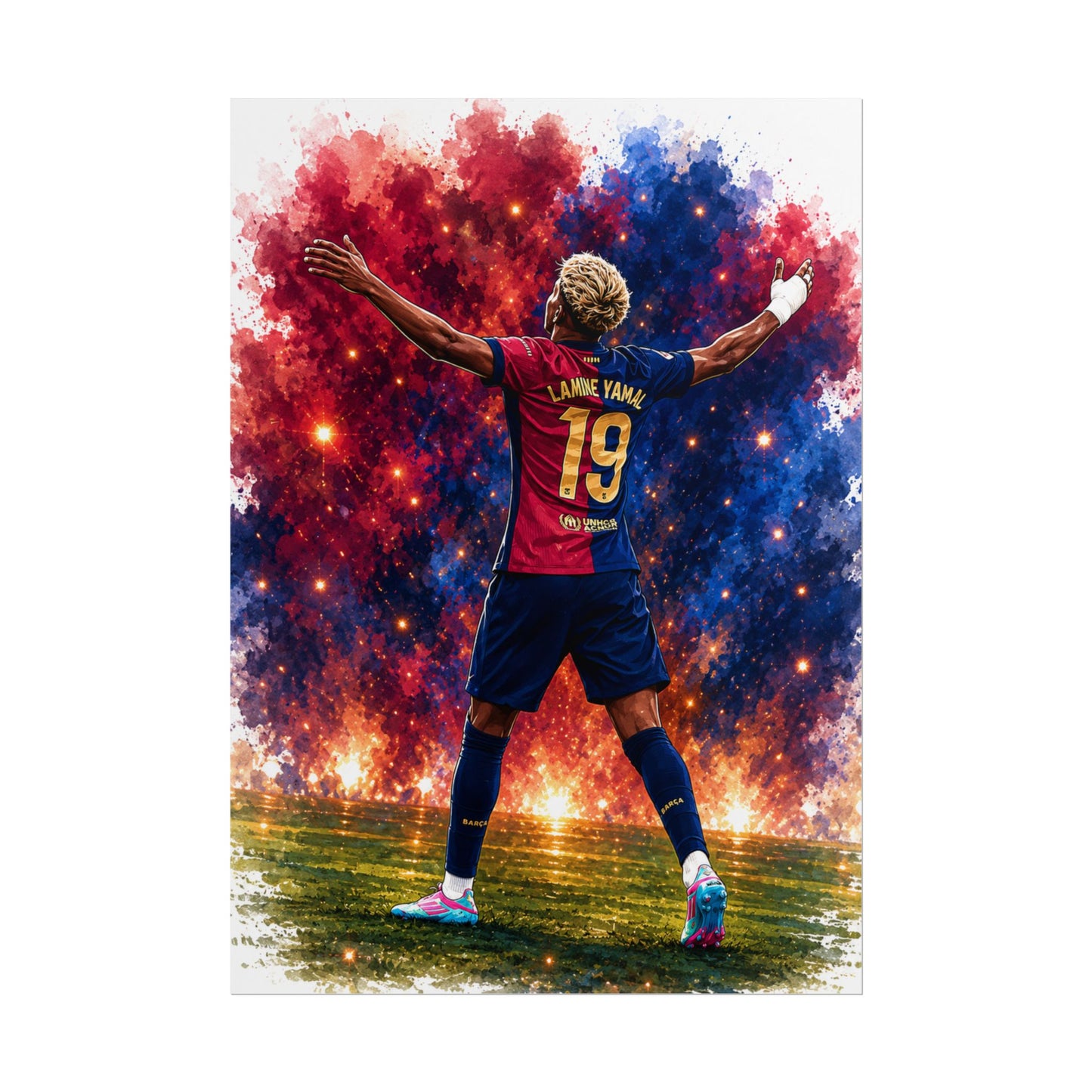 Lamine Yamal Barcelona Poster