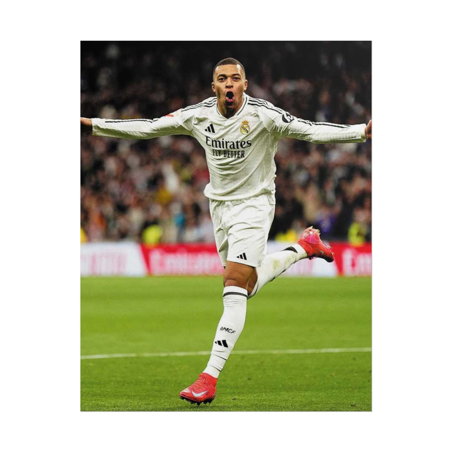 Kylian Mbappe Real Madrid Poster