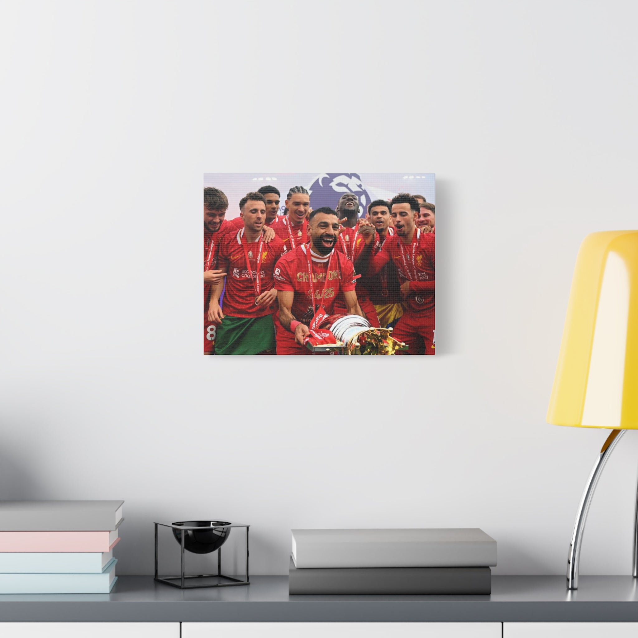 Liverpool Premier League Champions Celebration Matte Canvas Print