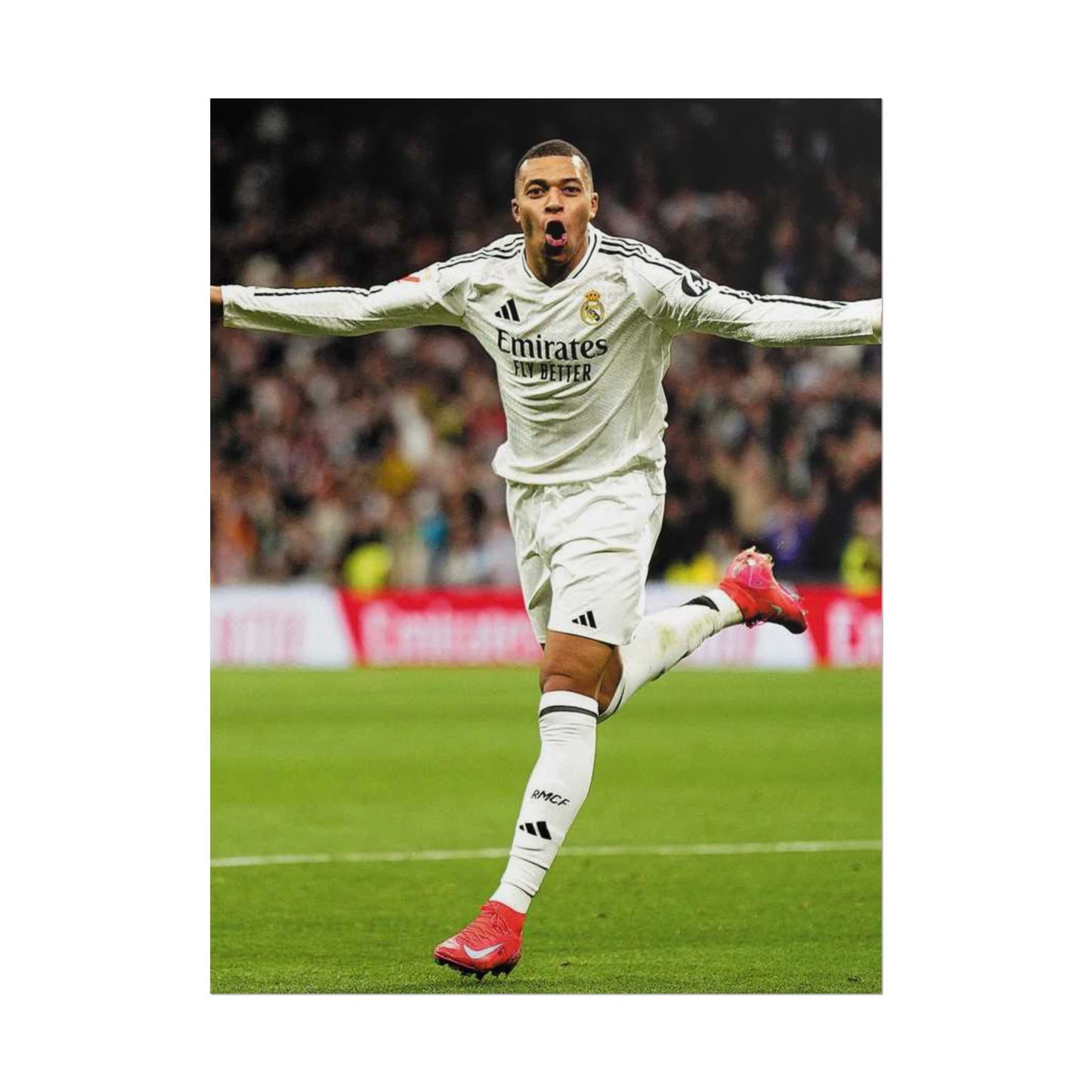 Kylian Mbappe Real Madrid Poster