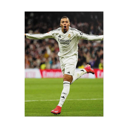 Kylian Mbappe Real Madrid Poster