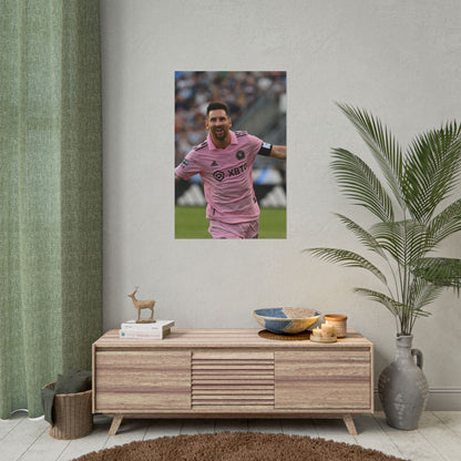 Lionel Messi Inter Miami Poster