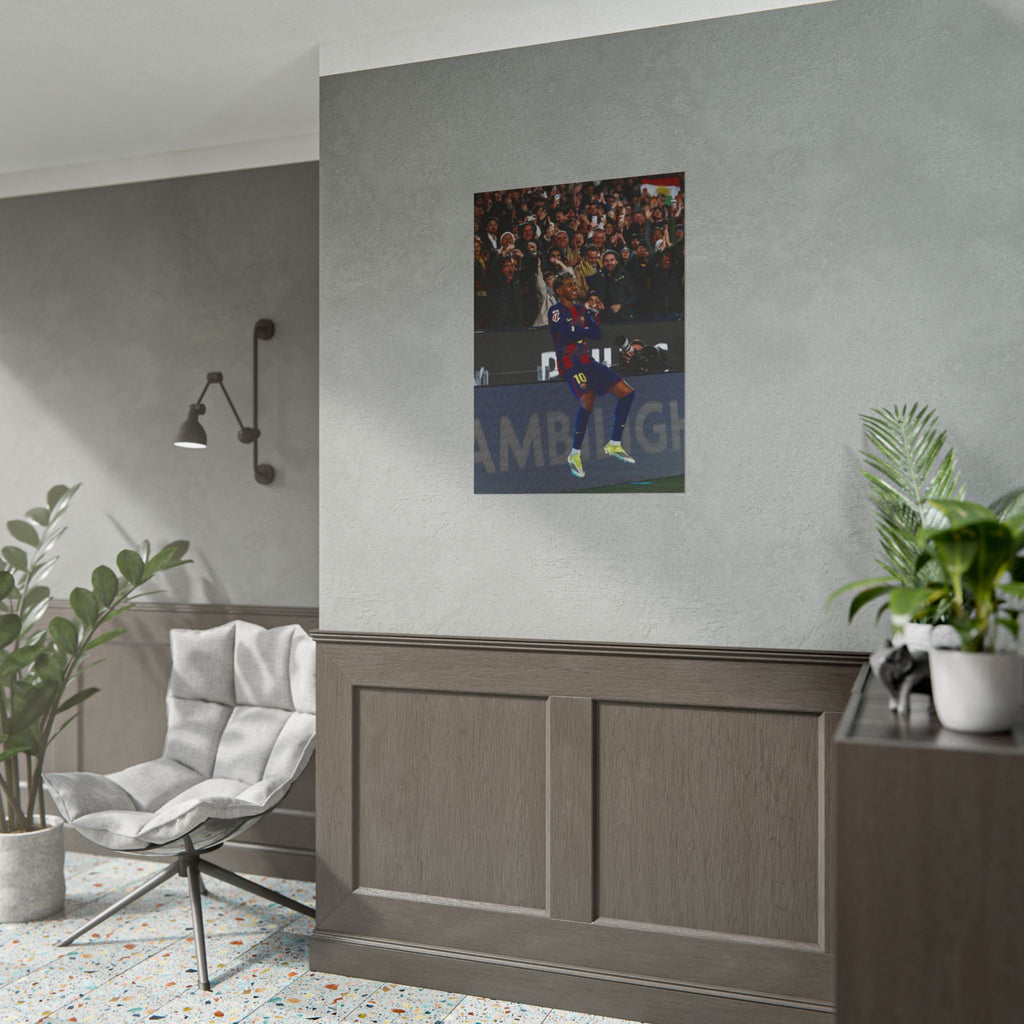 Lamine Yamal Poster — Barcelona Football Star Wall Art