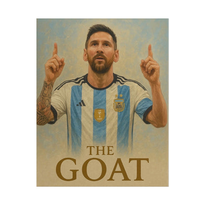 Lionel Messi "The GOAT" Poster