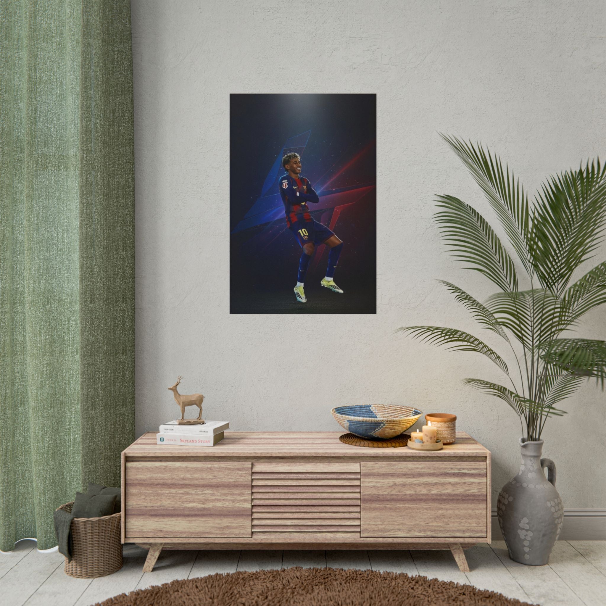 Lamine Yamal Celebration Poster - Barcelona Starboy | Available in multiple sizes