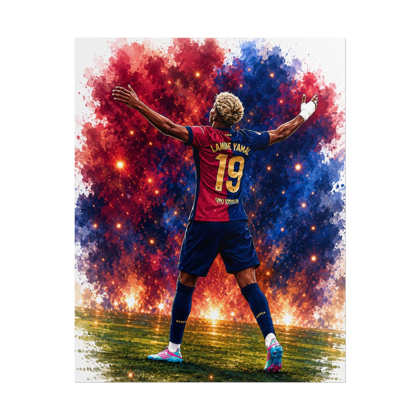 Lamine Yamal Barcelona Poster