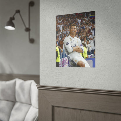 Cristiano Ronaldo Iconic Celebration Poster