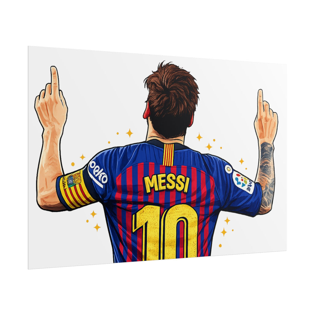 Lionel Messi Celebration Rolled Poster