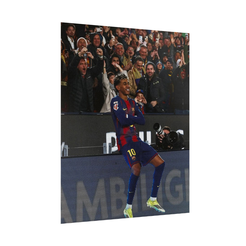 Lamine Yamal Poster — Barcelona Football Star Wall Art