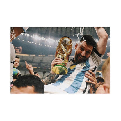 Lionel Messi World Cup 2022 Champion Puzzle