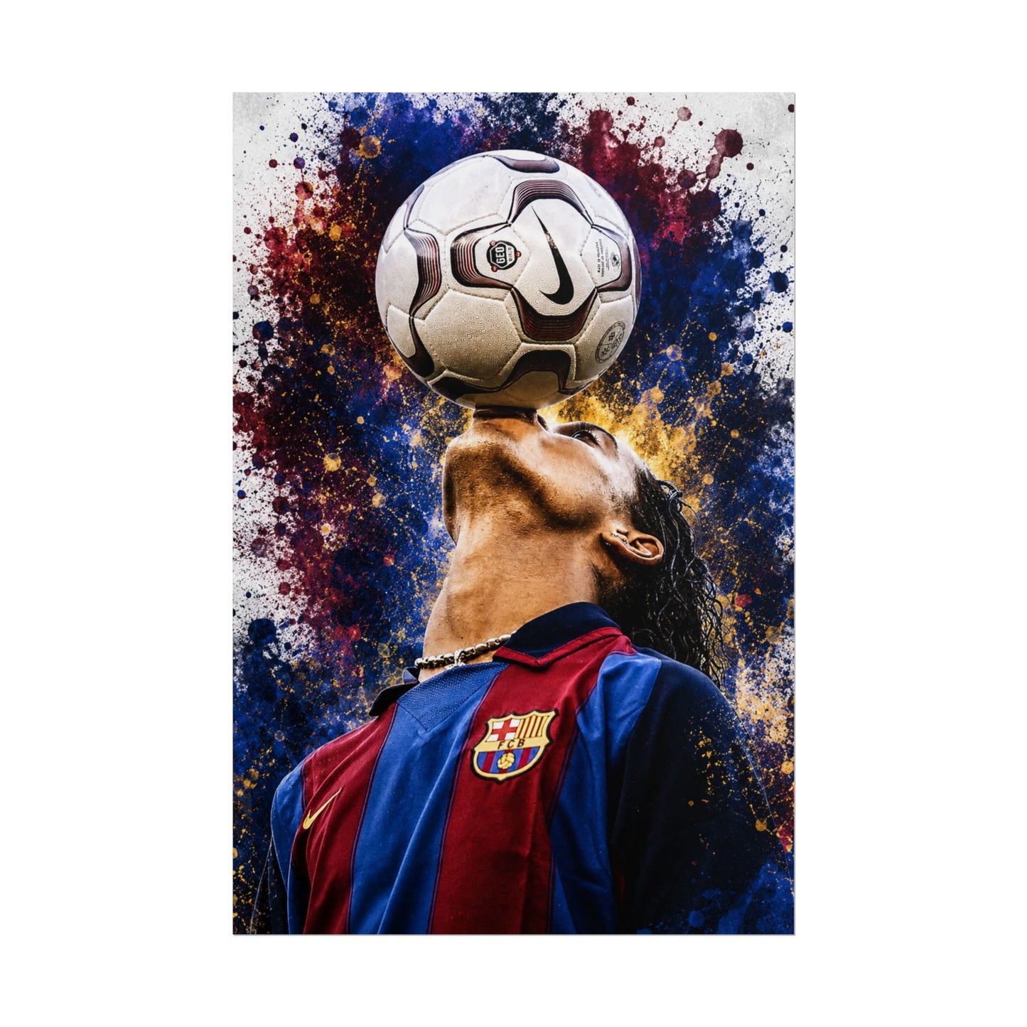 Ronaldinho Barcelona Poster
