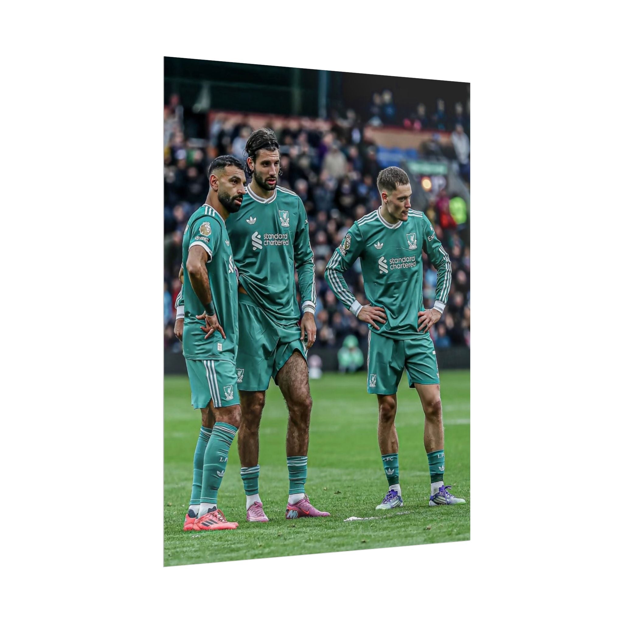 Salah, Wirtz & Szoboszlai Photo Poster - Rolled Liverpool FC Action Print