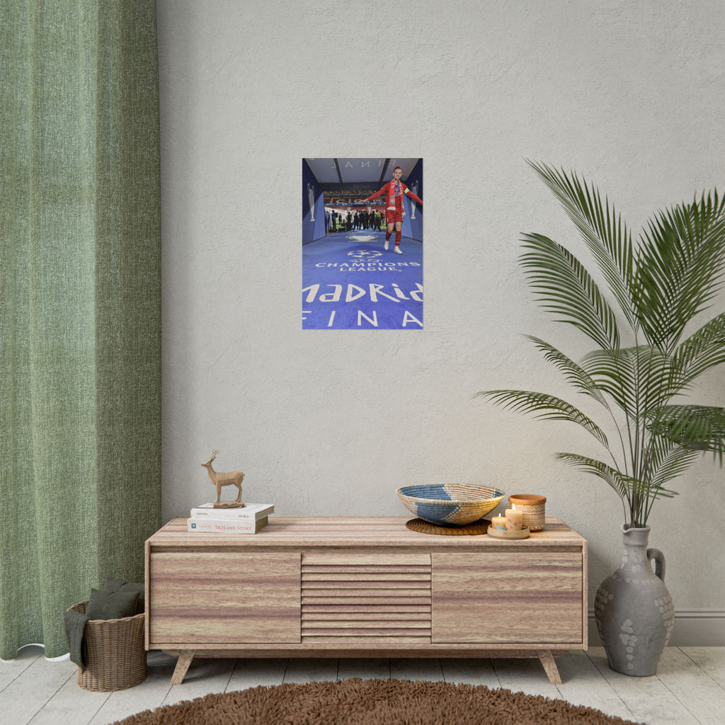 Jordan Henderson Liverpool Champions League Winners 2019 Rolled Poster