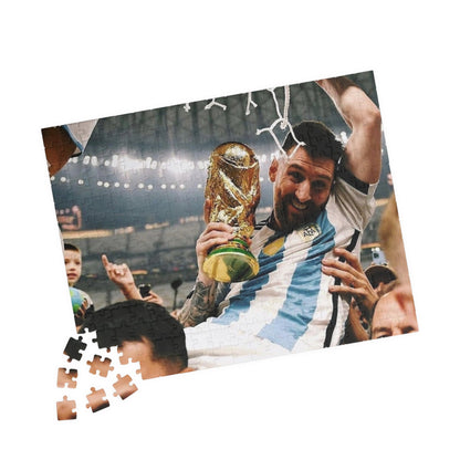 Lionel Messi World Cup 2022 Champion Puzzle