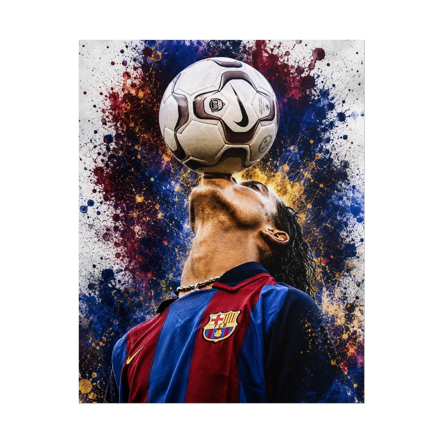 Ronaldinho Barcelona Poster
