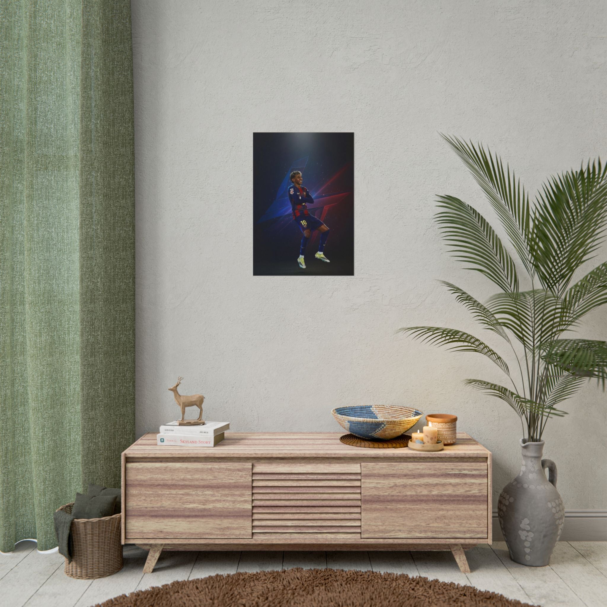 Lamine Yamal Celebration Poster - Barcelona Starboy | Available in multiple sizes