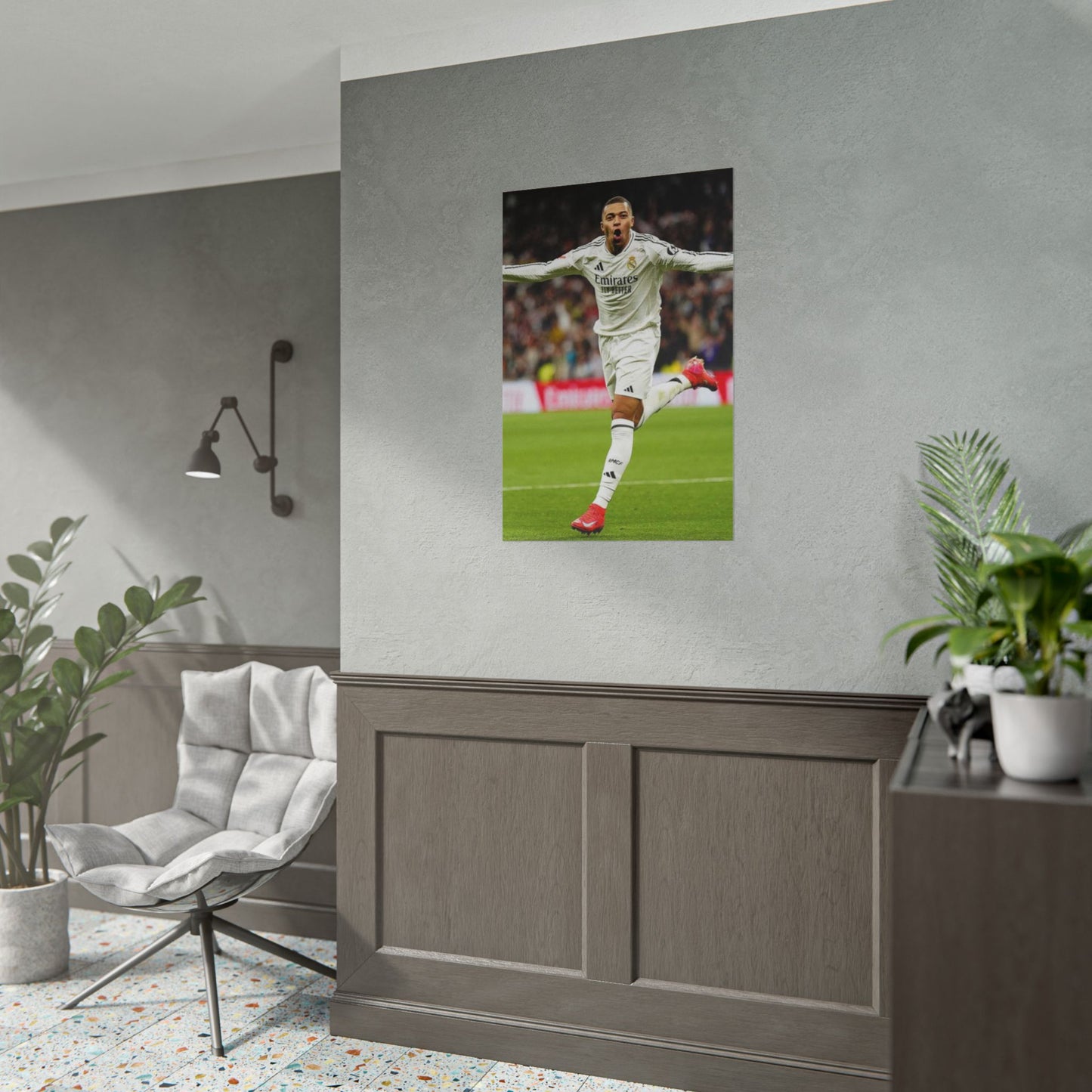 Kylian Mbappe Real Madrid Poster