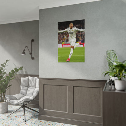 Kylian Mbappe Real Madrid Poster