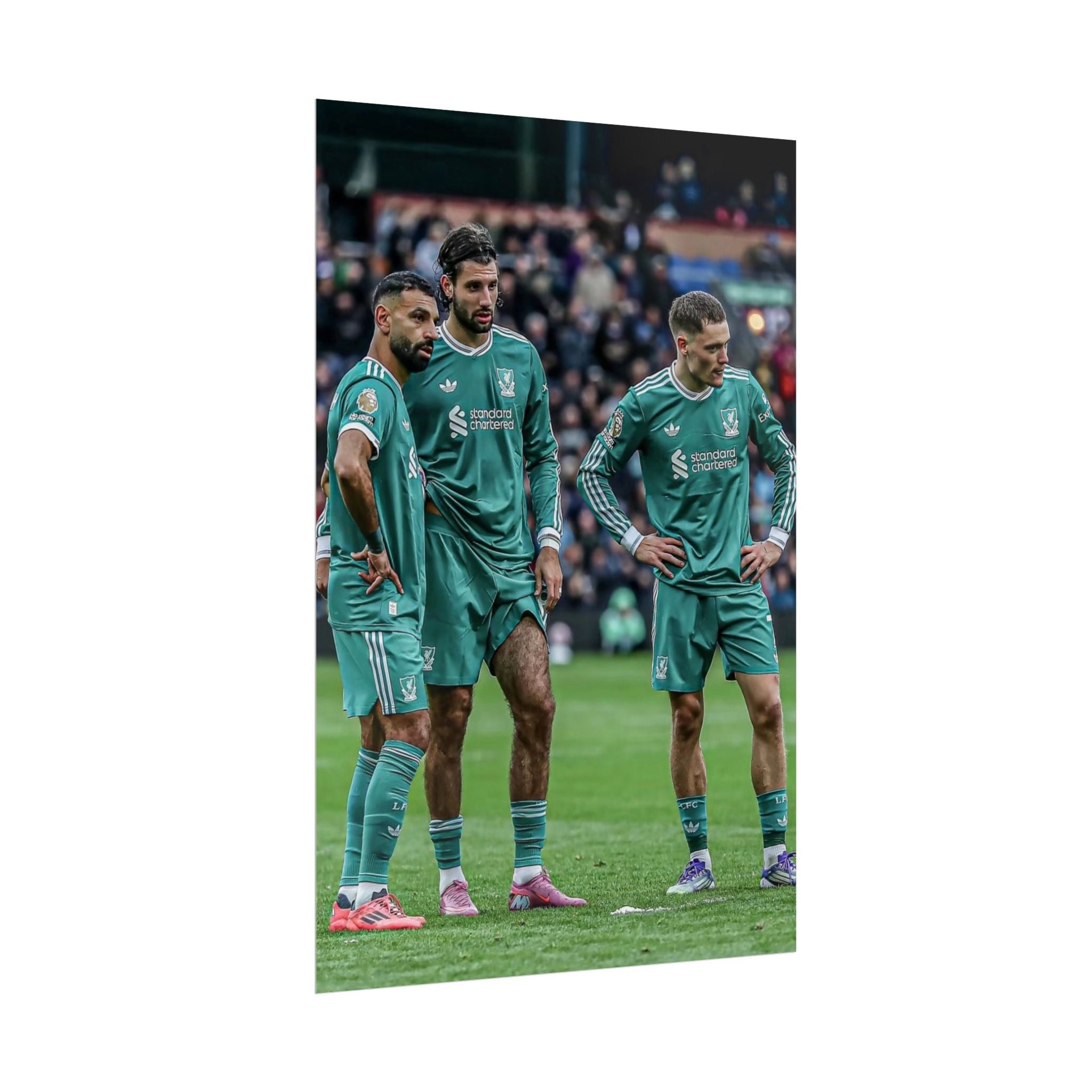 Salah, Wirtz & Szoboszlai Photo Poster - Rolled Liverpool FC Action Print