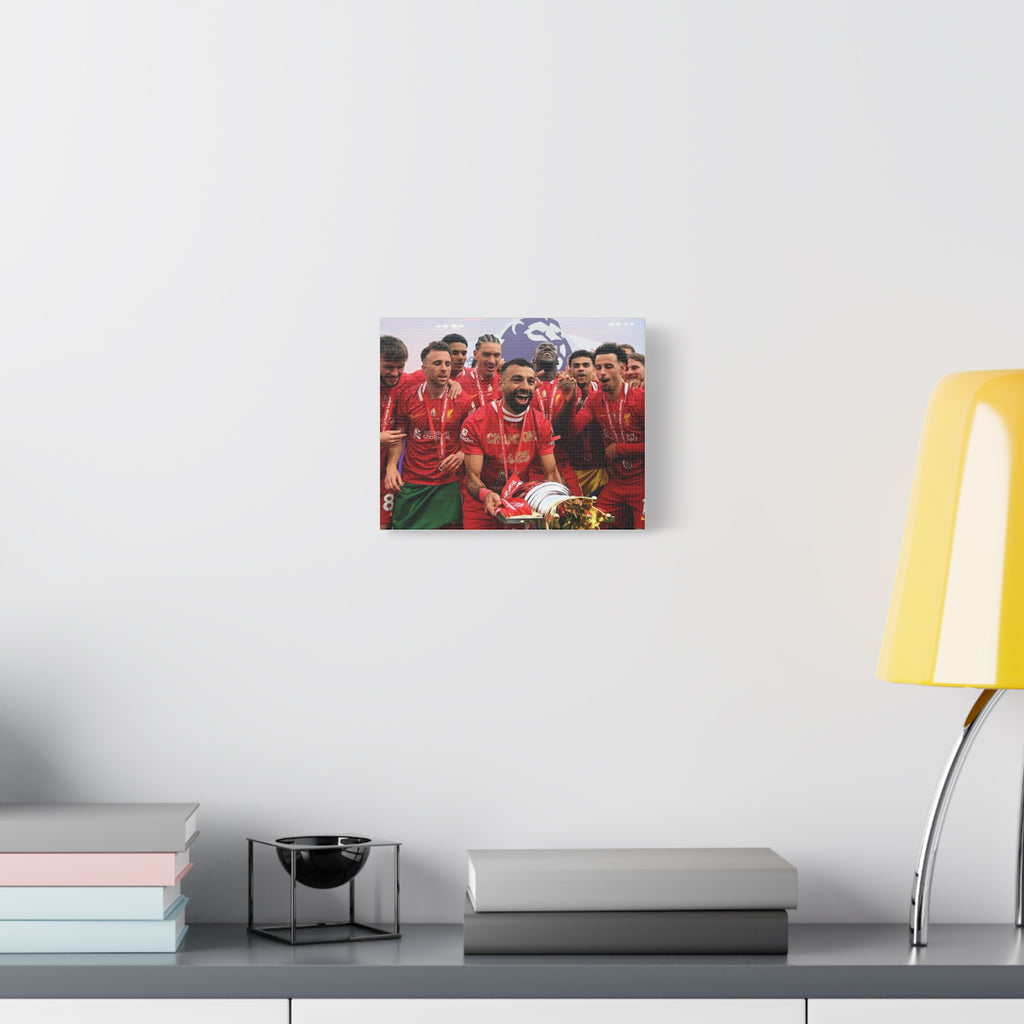 Liverpool Premier League Champions Celebration Matte Canvas Print