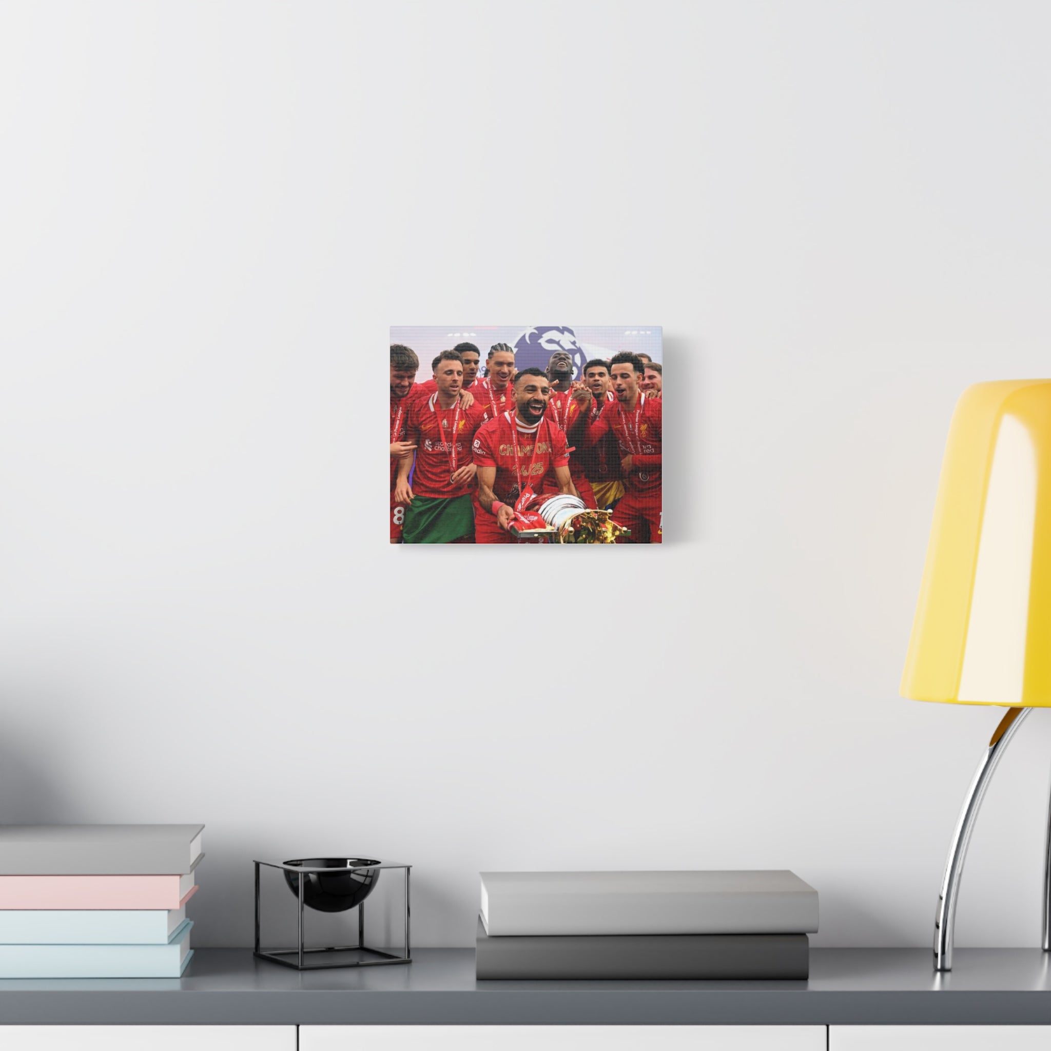 Liverpool Premier League Champions Celebration Matte Canvas Print