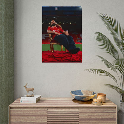Mo Salah Throne Poster