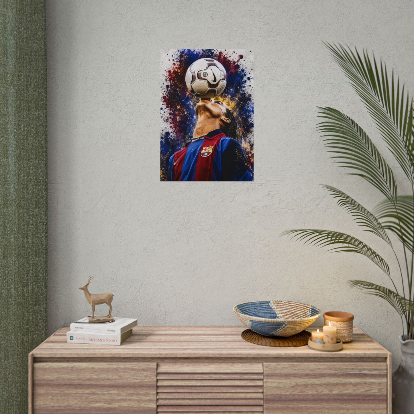 Ronaldinho Barcelona Poster