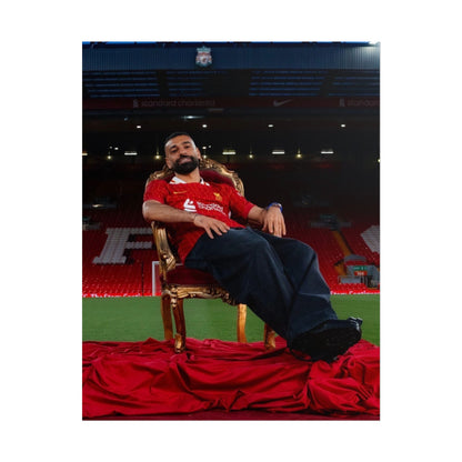 Mo Salah Throne Poster