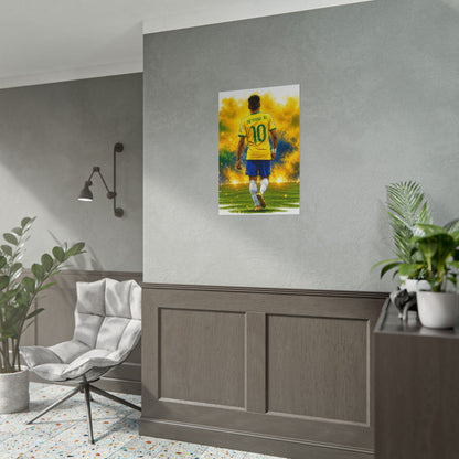 Neymar Brazil Poster