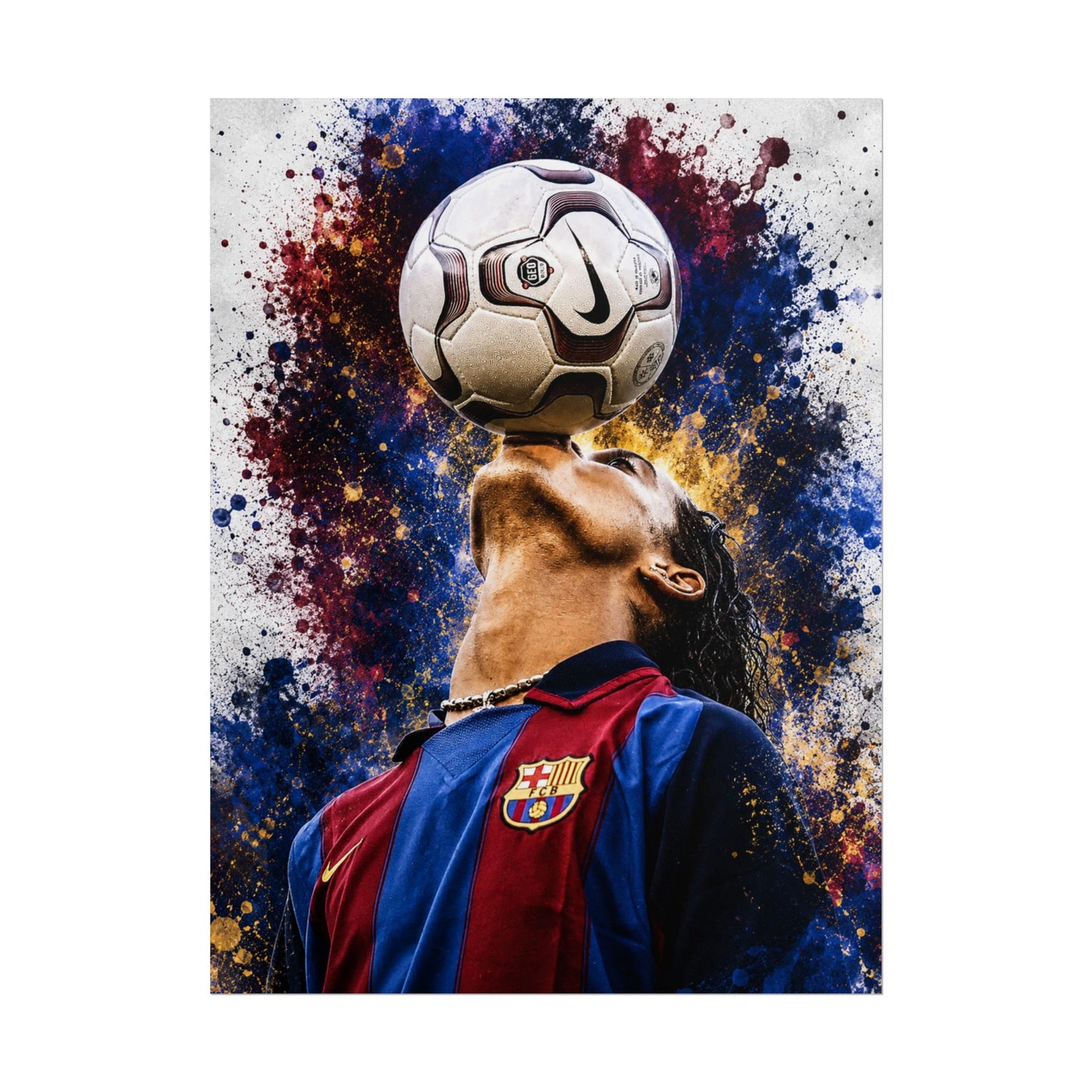 Ronaldinho Barcelona Poster