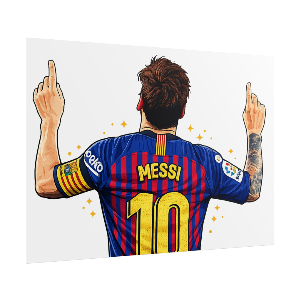 Lionel Messi Celebration Rolled Poster