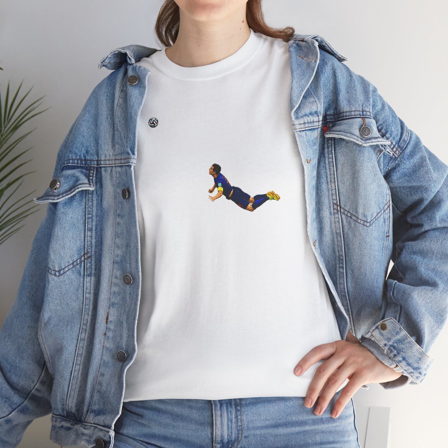 Robin Van Persie Iconic Header T-Shirt