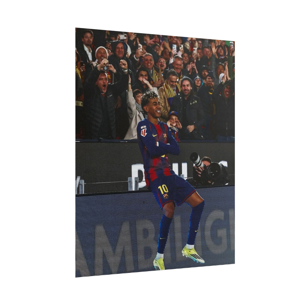 Lamine Yamal Poster — Barcelona Football Star Wall Art
