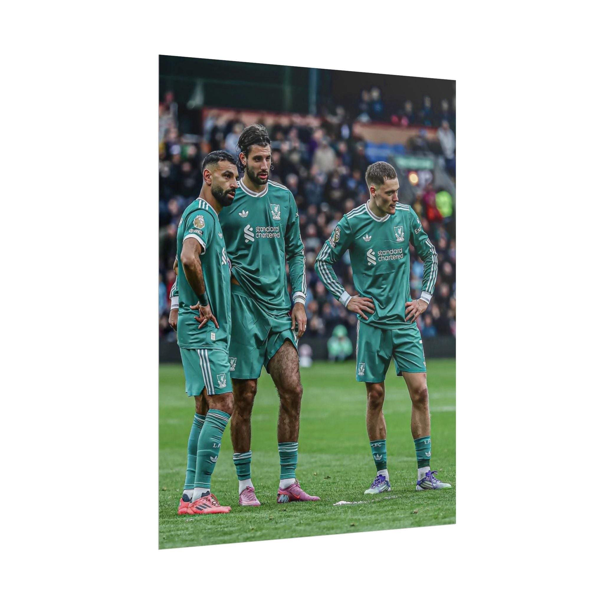 Salah, Wirtz & Szoboszlai Photo Poster - Rolled Liverpool FC Action Print