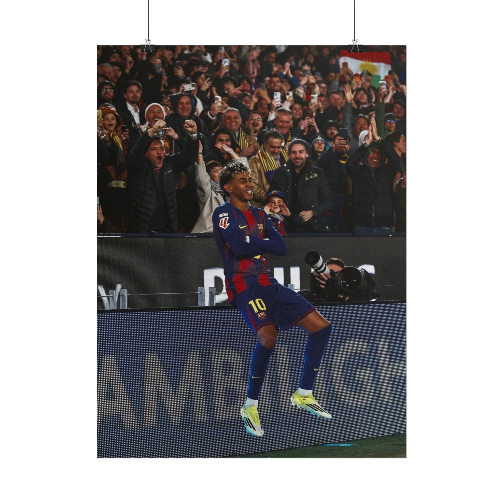 Lamine Yamal Poster — Barcelona Football Star Wall Art
