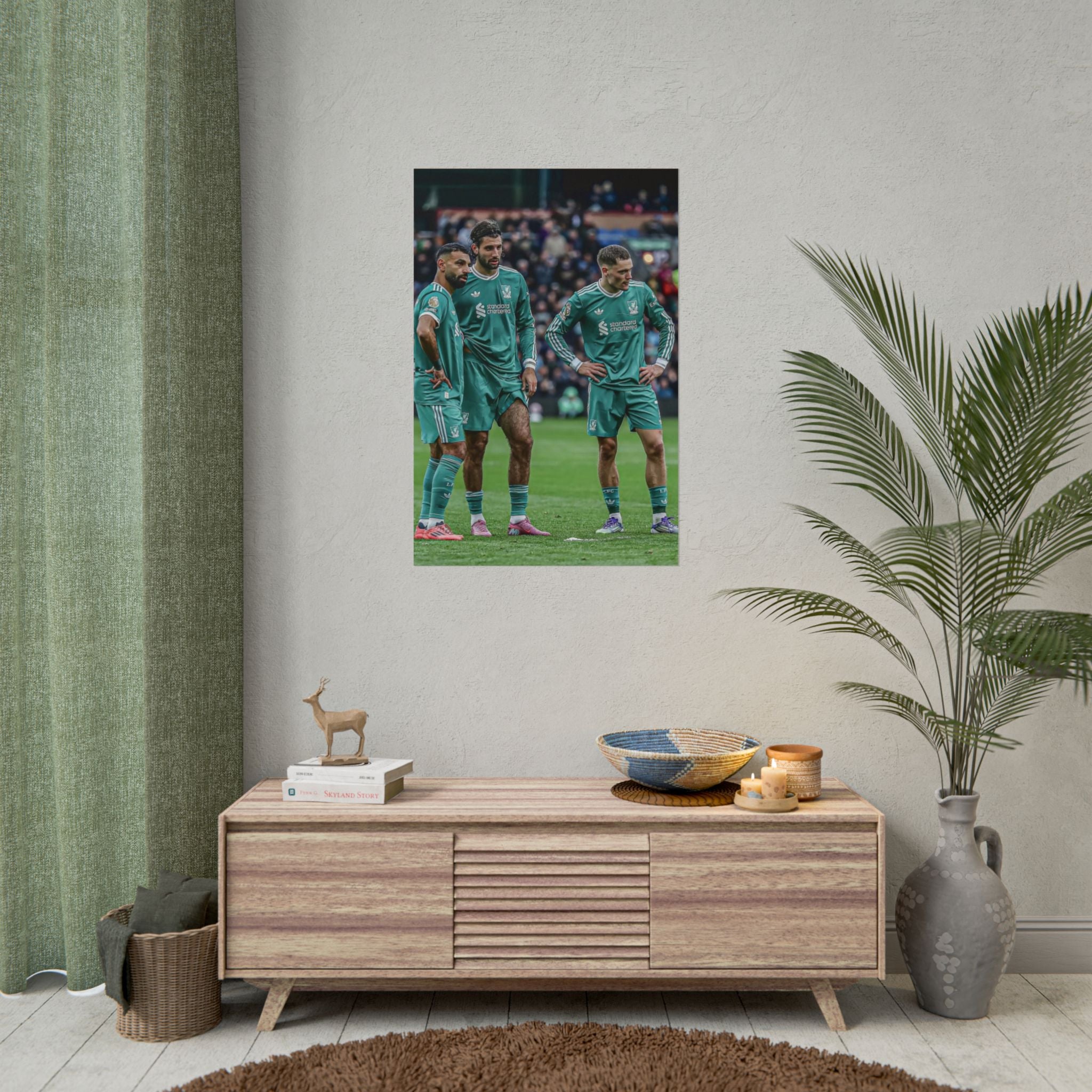 Salah, Wirtz & Szoboszlai Photo Poster - Rolled Liverpool FC Action Print
