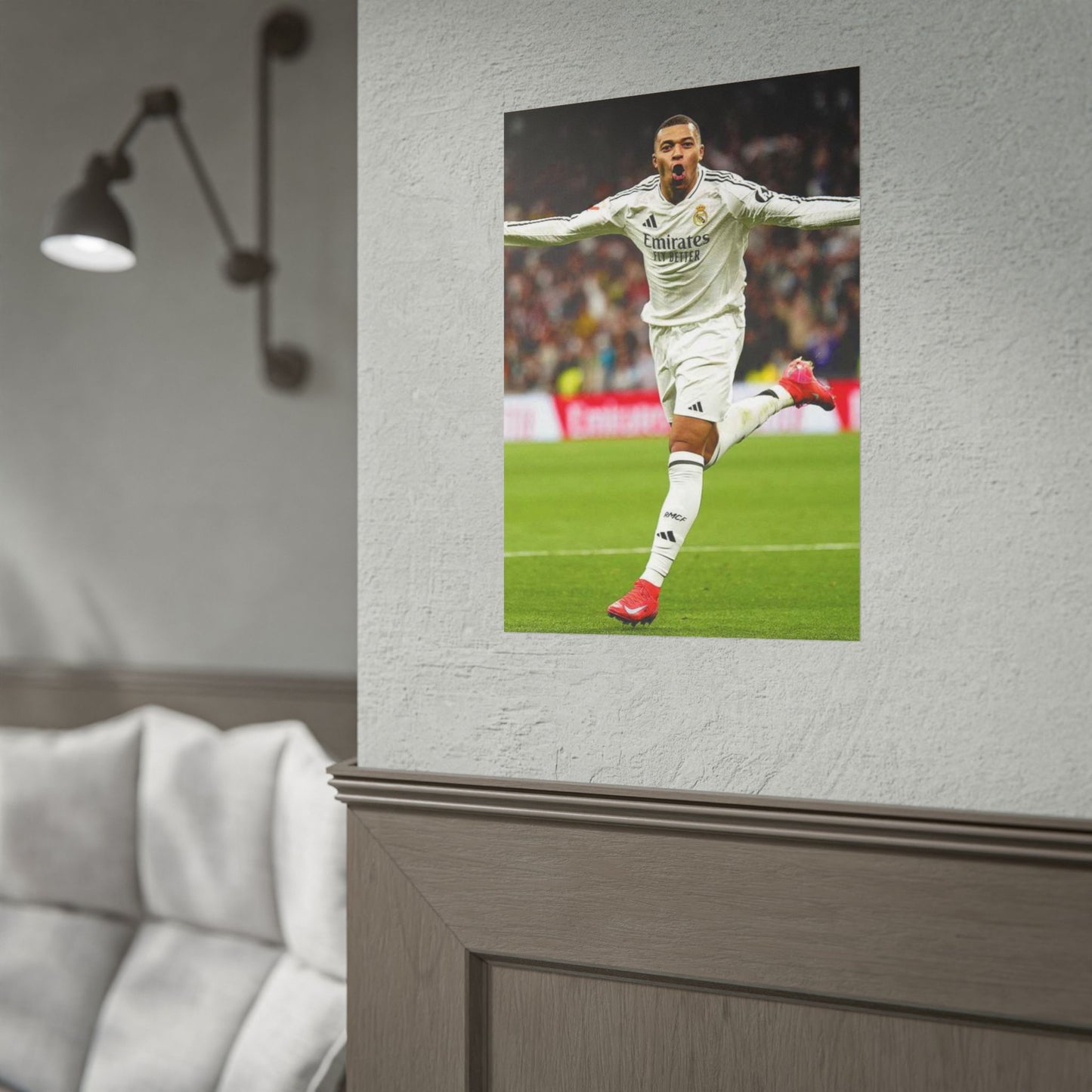 Kylian Mbappe Real Madrid Poster
