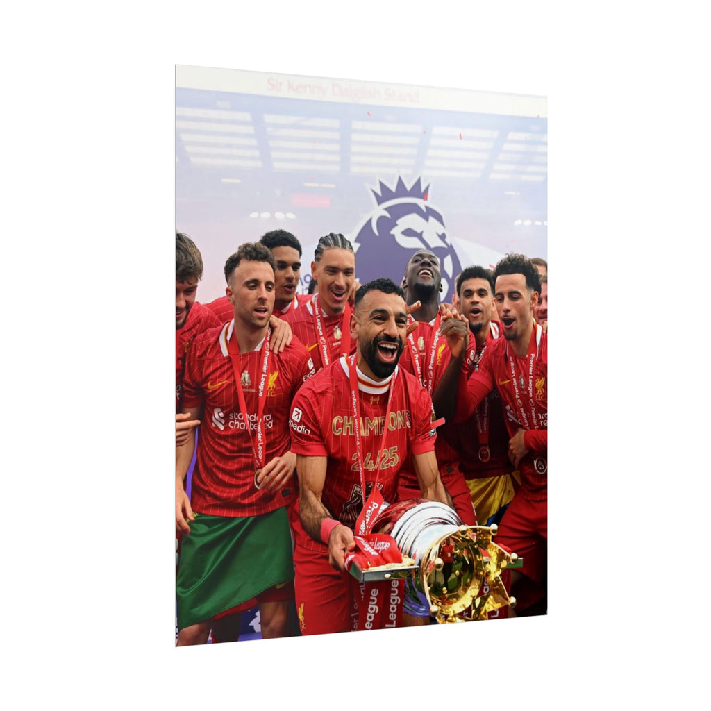 Liverpool FC Premier League Winners Photo Poster — Rolled Soccer Wall Art