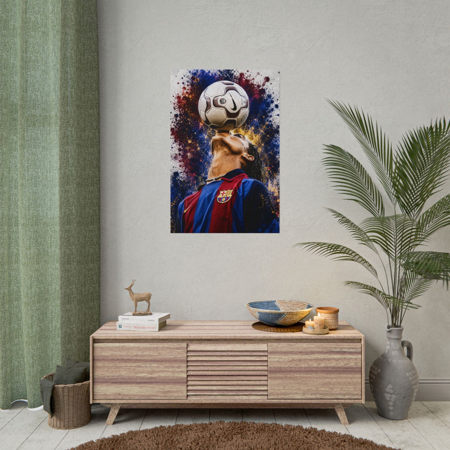 Ronaldinho Barcelona Poster