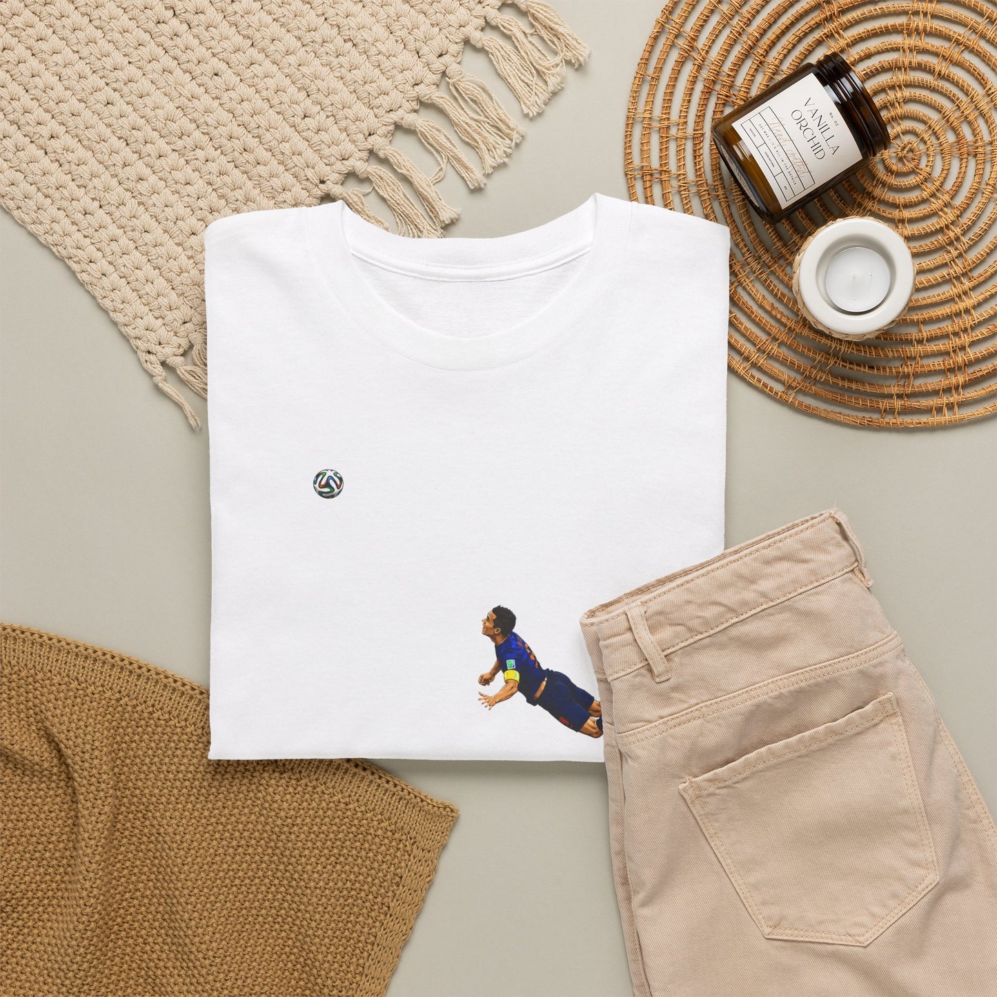 Robin Van Persie Iconic Header T-Shirt