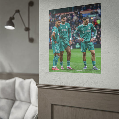 Salah, Wirtz & Szoboszlai Liverpool Poster