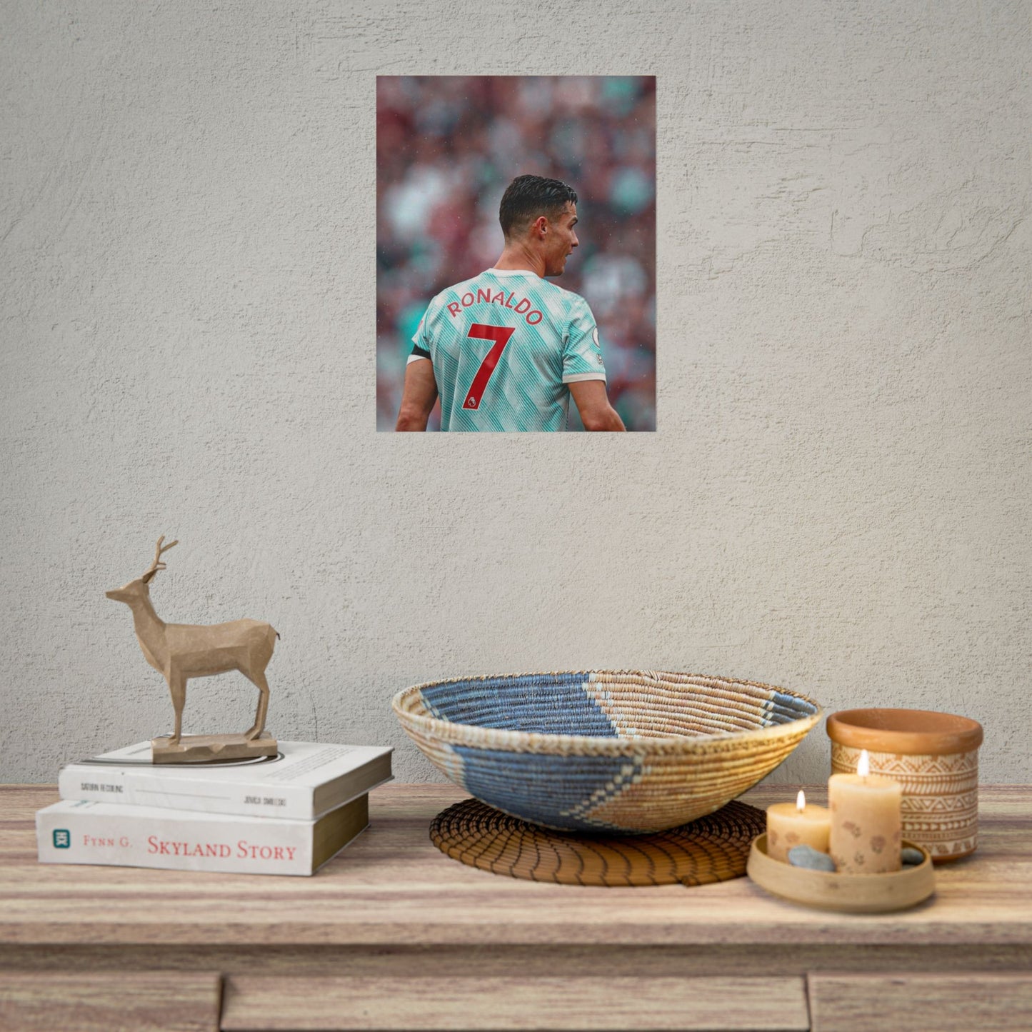 Cristiano Ronaldo Manchester United Poster