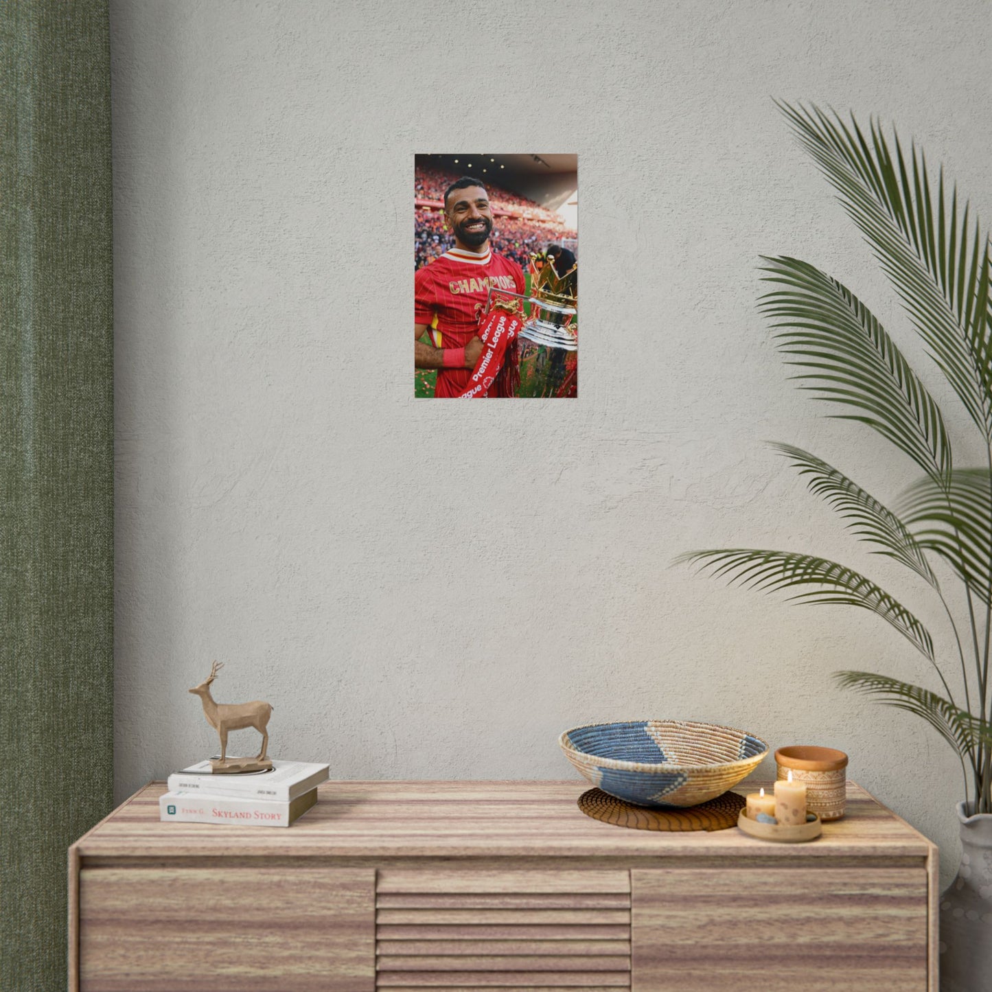 Mo Salah Premier League Champion 24/25 Poster