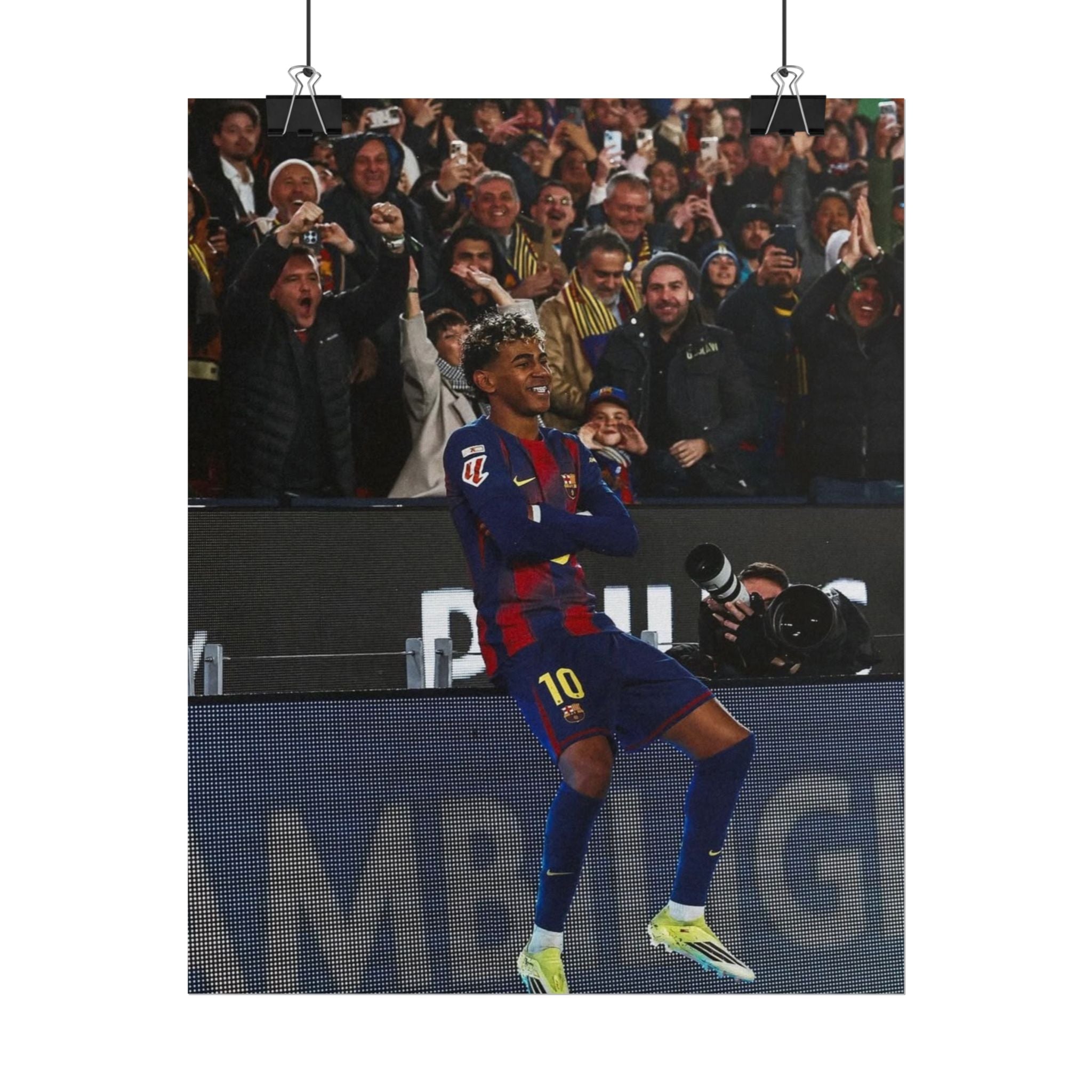Lamine Yamal Poster — Barcelona Football Star Wall Art